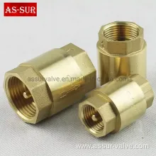 Water Non Return Vertical Brass Spring Check Valves